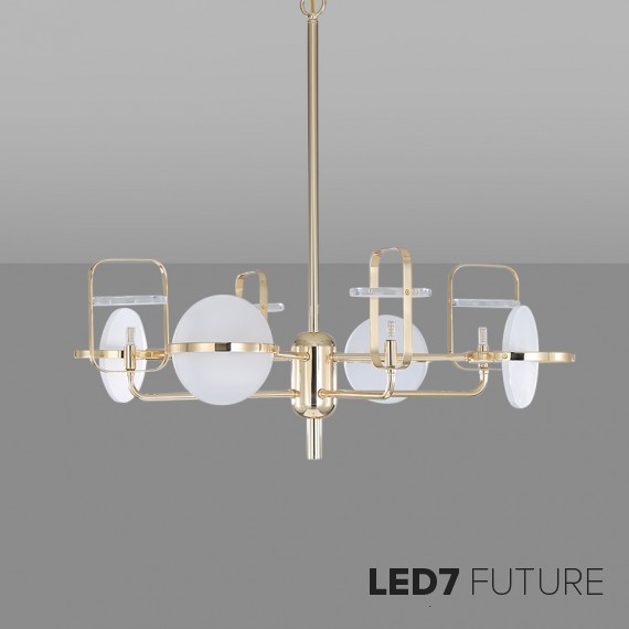 Loft Industry Modern - The Gold Light Chandelier